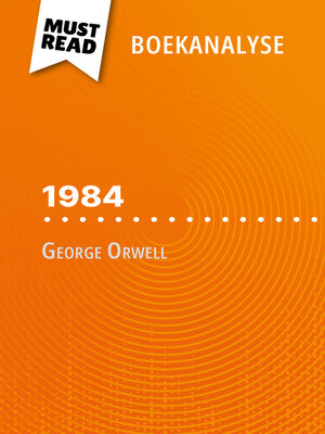 cover image of 1984 van George Orwell (Boekanalyse)